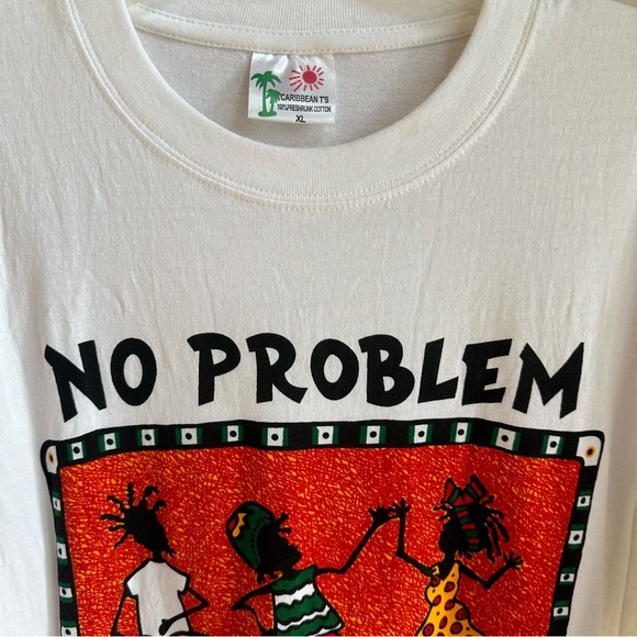 Vintage 90’s ST.MAARTEN /ST.MARTIN Reggae Shirt XL - Picture 3 of 5